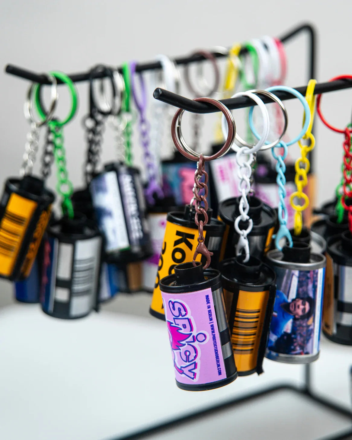 Film Roll Keychain – Handmade Recycled Canister - Photo Studio Berlin